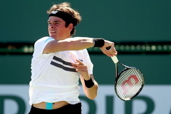 Milos Raonic could be in for a long day in the heat on Thursday